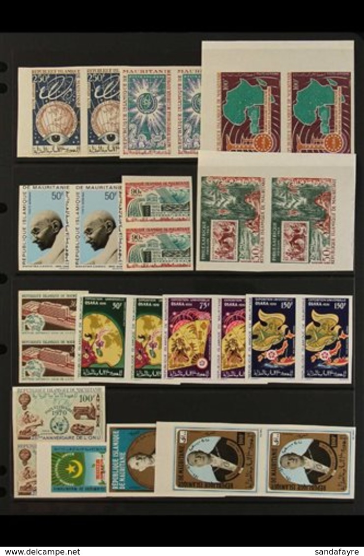 1967-1973 IMPERF PAIRS Superb Never Hinged Mint All Different Collection Of Imperf Variants In Pairs. Many Useful Sets I - Altri & Non Classificati