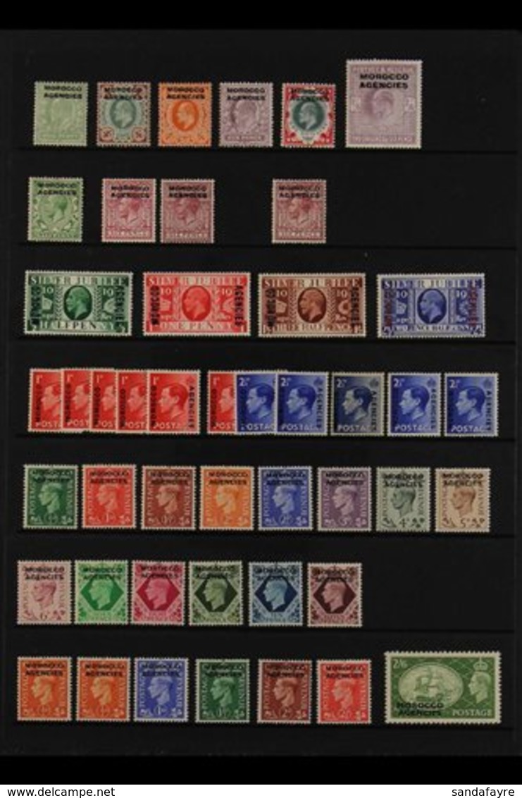 BRITISH CURRENCY 1907-1951 MINT COLLECTION On A Stock Pages With KEVII Range To 2s6d, KGV To Different Opt'd 6d & Jubile - Other & Unclassified