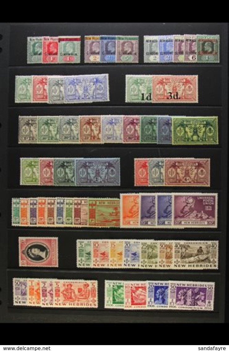 ENGLISH 1908-1970 ALL DIFFERENT Fine Mint Collection Presented Chronologically On A Series Of Stock Pages. An Attractive - Otros & Sin Clasificación