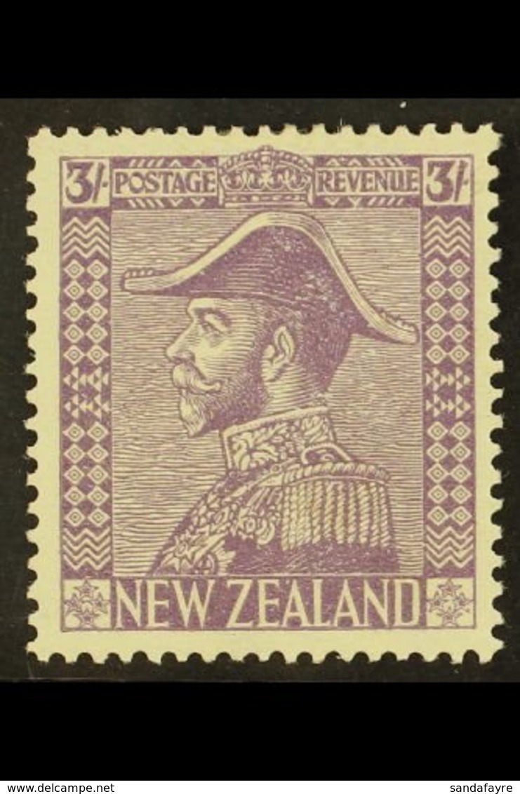 1926 3s Pale Mauve, Admiral On Cowan Paper, SG 470, Superb Mint Og. For More Images, Please Visit Http://www.sandafayre. - Altri & Non Classificati