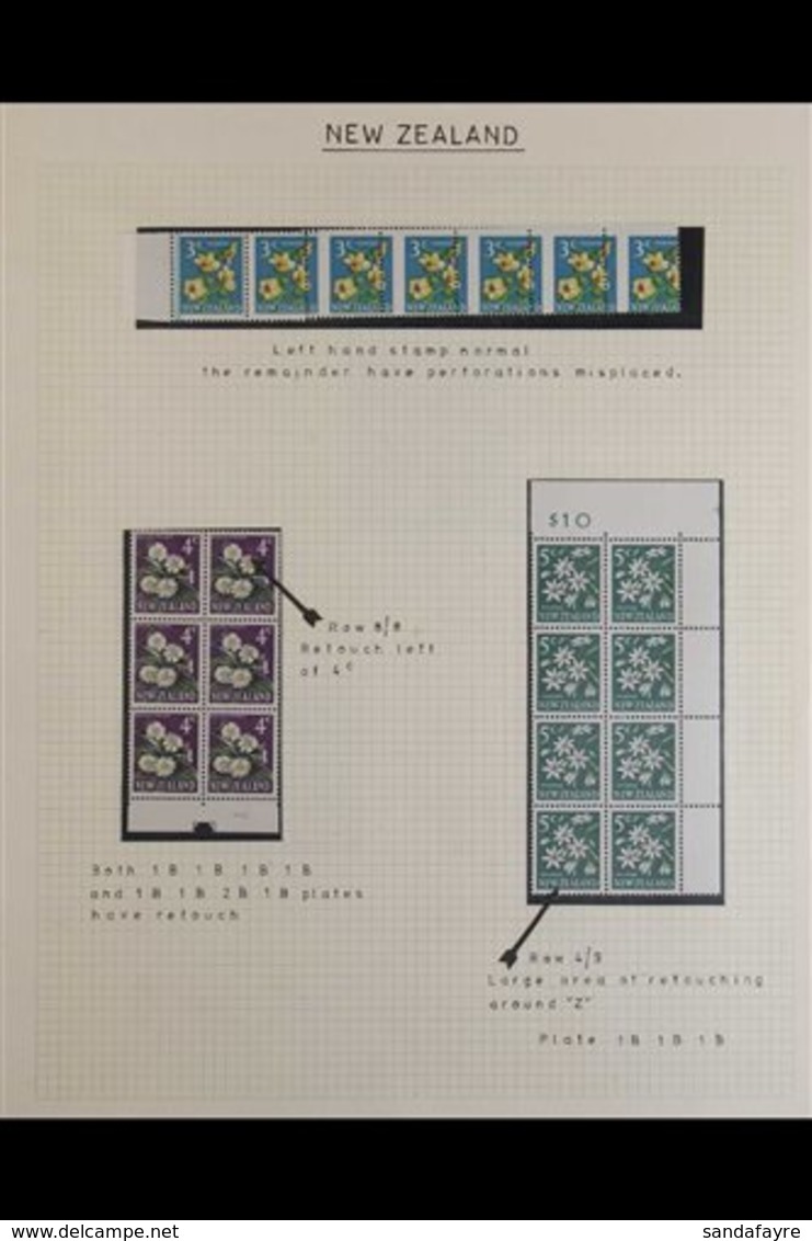 1960-1990'S IMPRESSIVE SPECIALIZED COLLECTION IN 4 VOLUMES. A Chiefly NEVER HINGED MINT Collection With A Degree Of Spec - Otros & Sin Clasificación