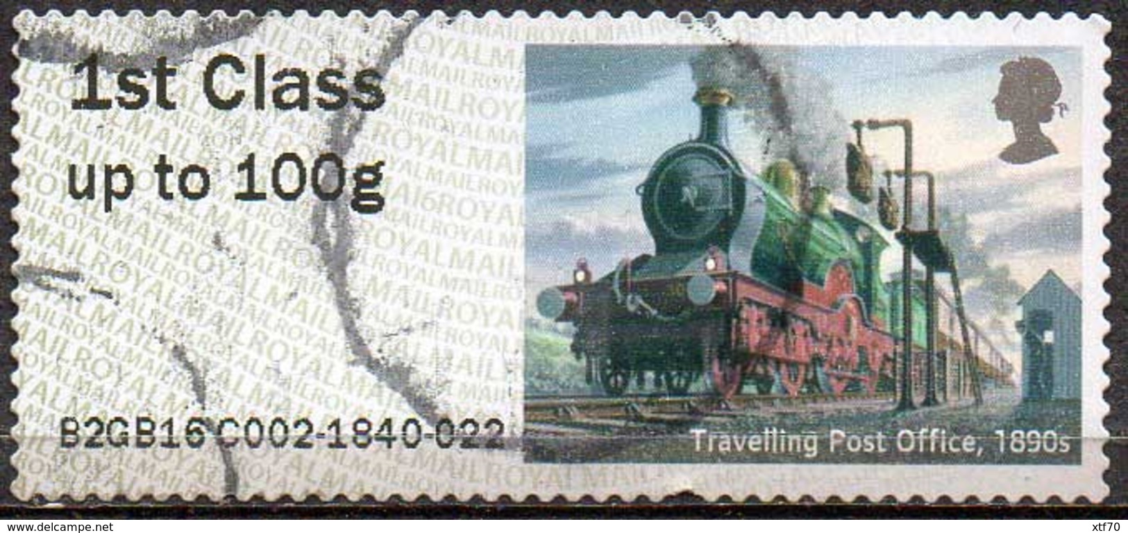 GREAT BRITAIN 2016 Post & Go: Royal Mail Heritage. Transport. Travelling Post Office, 1890s - Post & Go Stamps