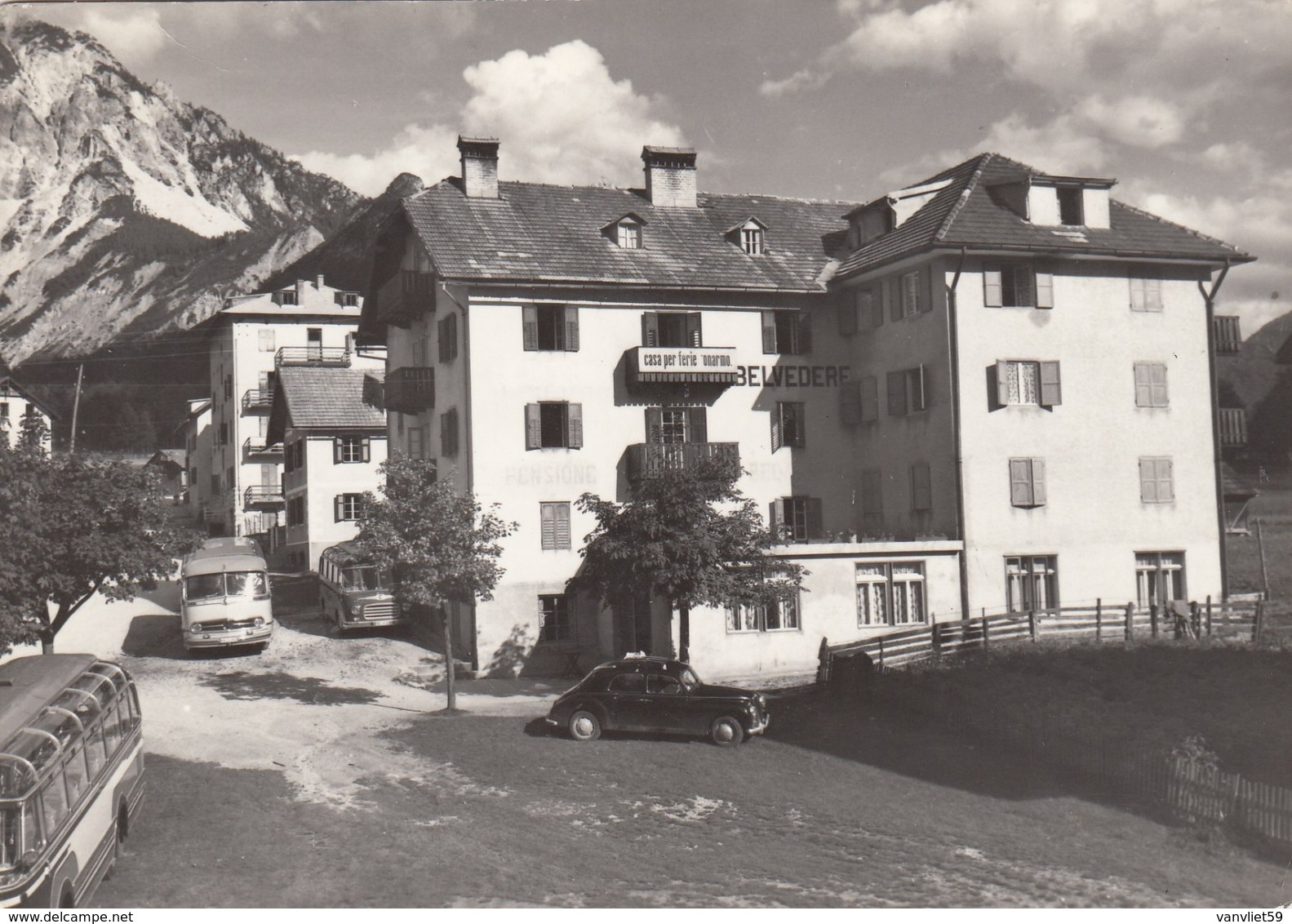 SAN VIGILIO DI MAREBBE-BOZEN-BOLZANO-PENSIONE BELVEDERE O.N.A.R.M.O-VIAGGIATA IL 8-8-1968 - Bolzano (Bozen)