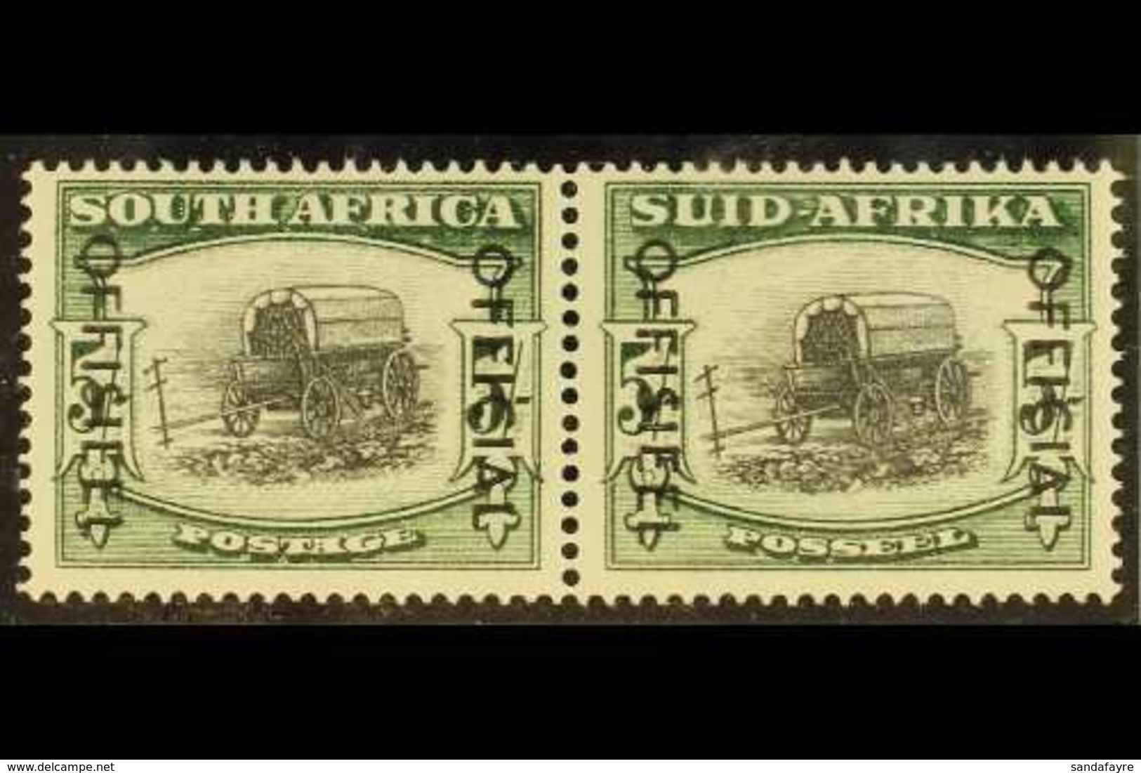 OFFICIAL 1950-4 5s Black & Deep Yellow-green, Overprint On SG 122a, SG O50a, Never Hinged Mint. For More Images, Please  - Unclassified