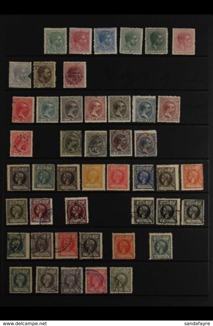 FERNANDO POO 1879-1907 MINT & USED COLLECTION Incl. 1879 Unused Set, 1882-9 1c & 2c Unused, 5c & 10c Used, 1884-93 50c O - Other & Unclassified