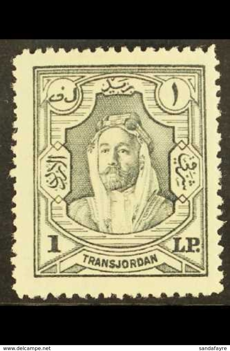 1930-39 £P1 Slate Grey, SG 207, Fine Mint For More Images, Please Visit Http://www.sandafayre.com/itemdetails.aspx?s=603 - Jordan