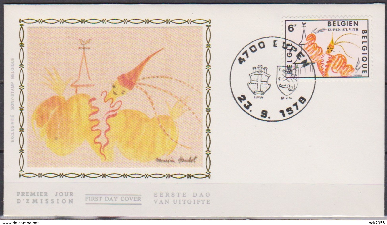 Belgien FDC 1978 Nr. 1962 Tourismus Stempel 23.9.1978 ( D 3589 ) Günstige Versandkosten - 1971-1980