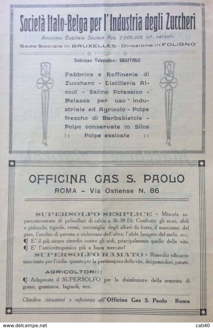 RECANATI 1923 ALMA TERRA con PUBBLICITA' DI JESI MACERATA RECANATI  ASCOLI OSIMO ANCONA PORTOCIVITANOVA  MONTEFANO ,ECC.