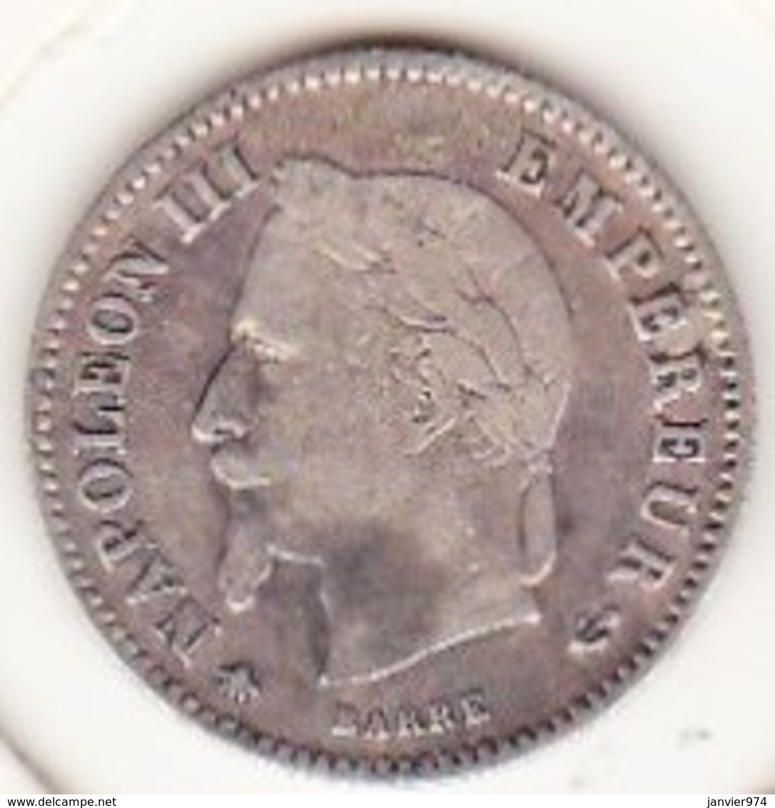 20 Centimes 1867 A Paris. Napoléon III. Argent - 20 Centimes