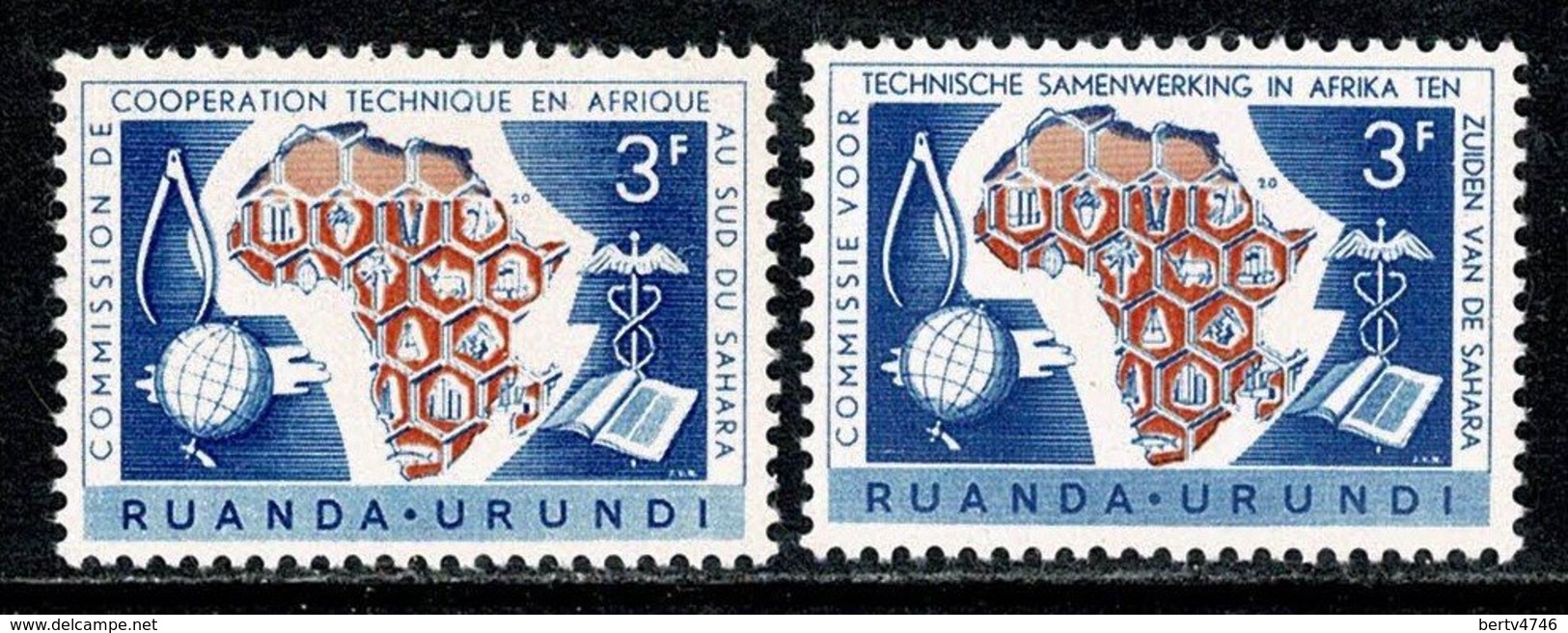 Ruanda Urundi 1960 OBP/COB 217/18**, MNH - Neufs