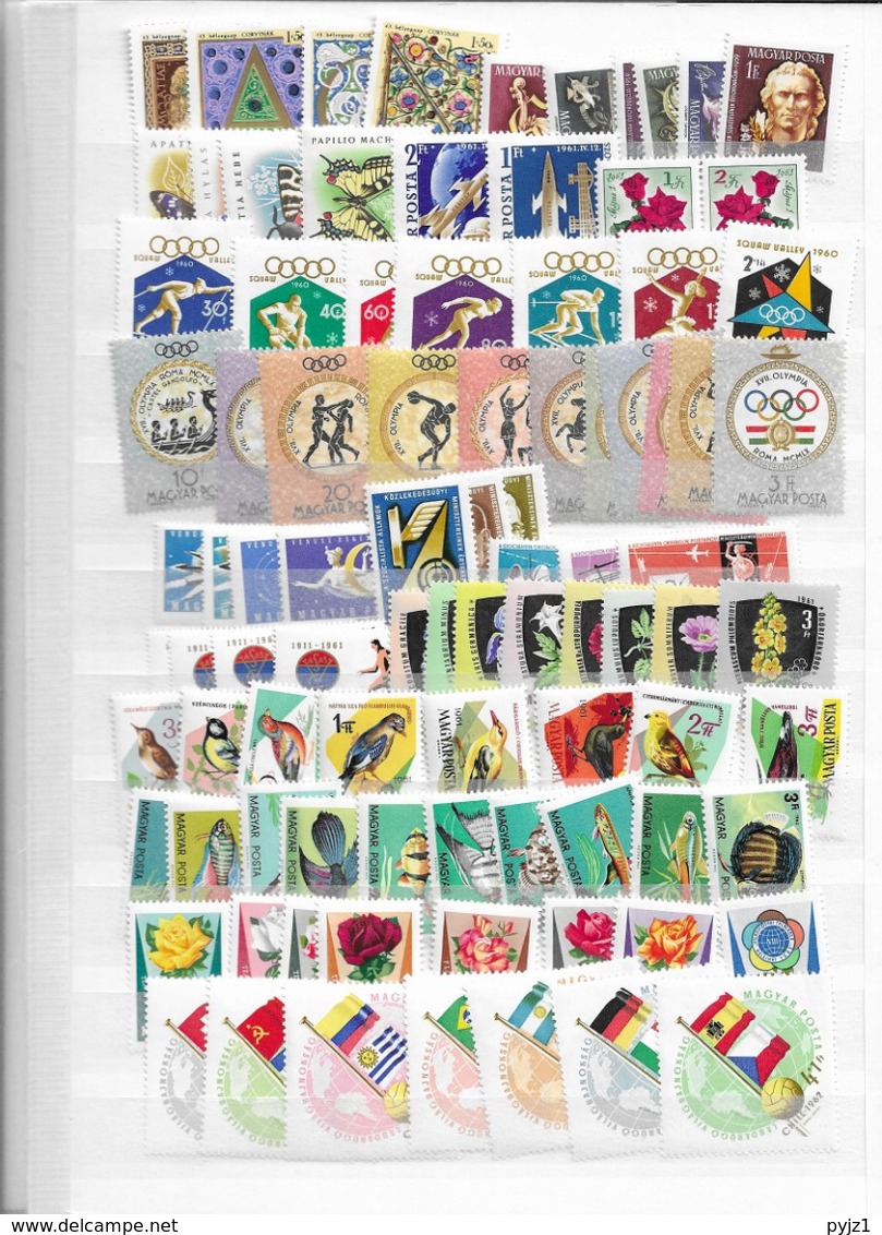 Hungary, MNH Collection Of Sets (4 Scans)  Postfris ** - Collections (sans Albums)