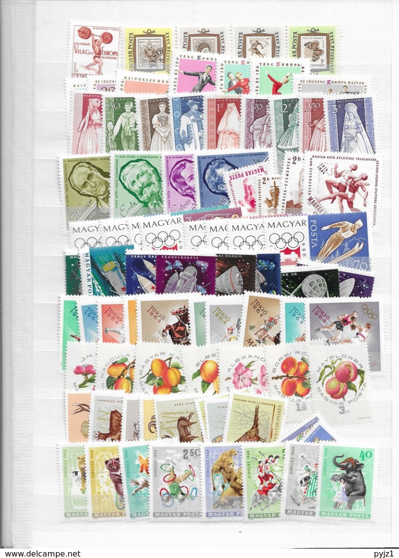 Hungary, MNH Collection Of Sets (4 Scans)  Postfris ** - Collections (without Album)