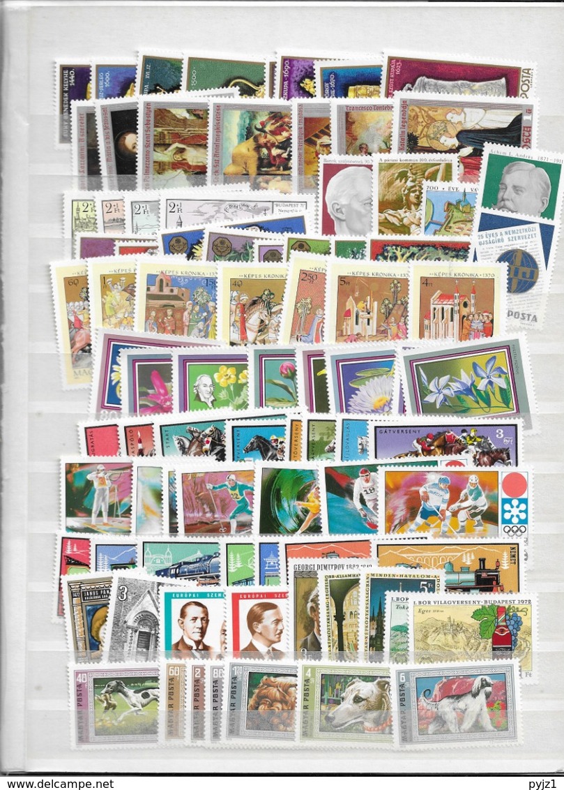 Hungary, MNH Collection Of Sets (4 Scans)  Postfris ** - Collections (sans Albums)