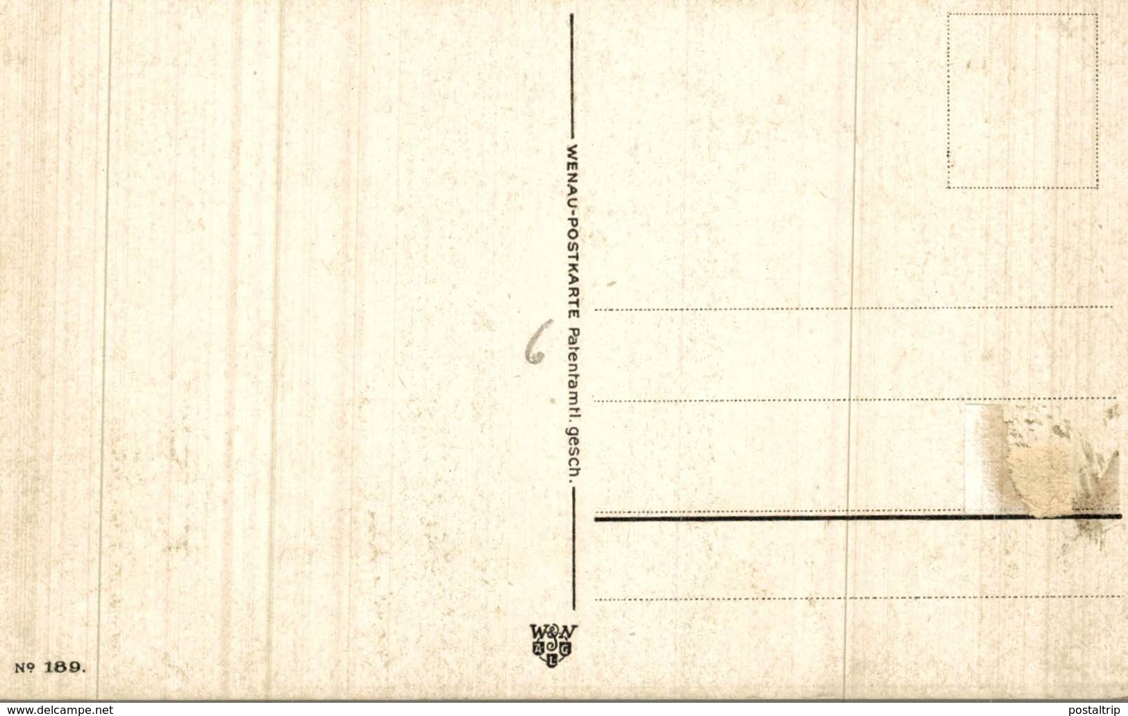 VON DER VILLA HINDENBURG  1914/16 - Guerre 1914-18