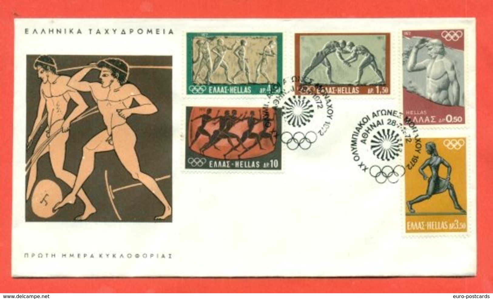 OLIMPIADI - MARCOFILIA - GIOCHI OLIMPICI TOKYO  1972 - - FDC