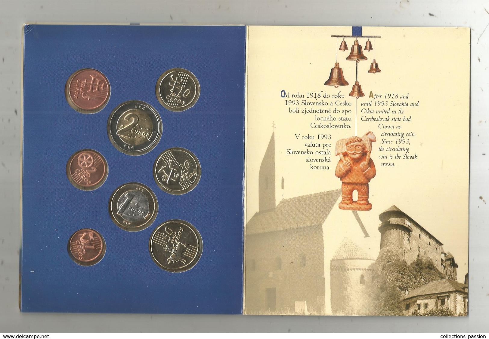 Monnaie , Slovak Republic Euro Patterns , 2004 ,  Essai, Frais Fr 3.15 E - Pruebas Privadas