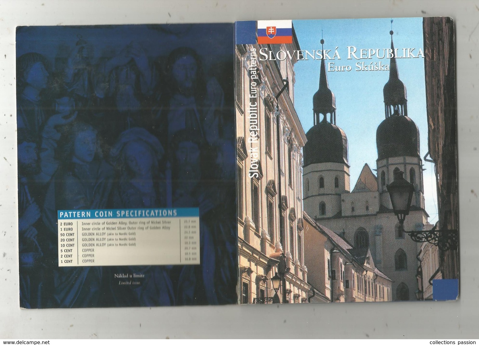 Monnaie , Slovak Republic Euro Patterns , 2004 ,  Essai, Frais Fr 3.15 E - Pruebas Privadas