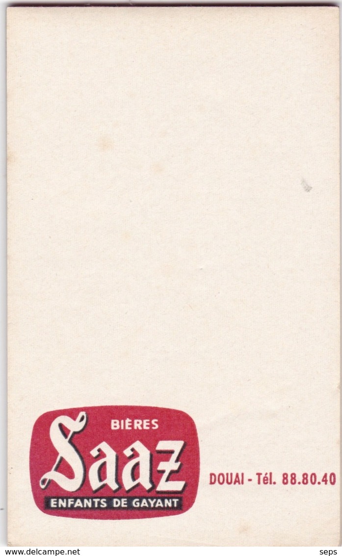 Carnet Commandes De Bistrots - Brasserie Des Enfants De Gayant Douai Nord - Bière " SAAZ " - Autres & Non Classés