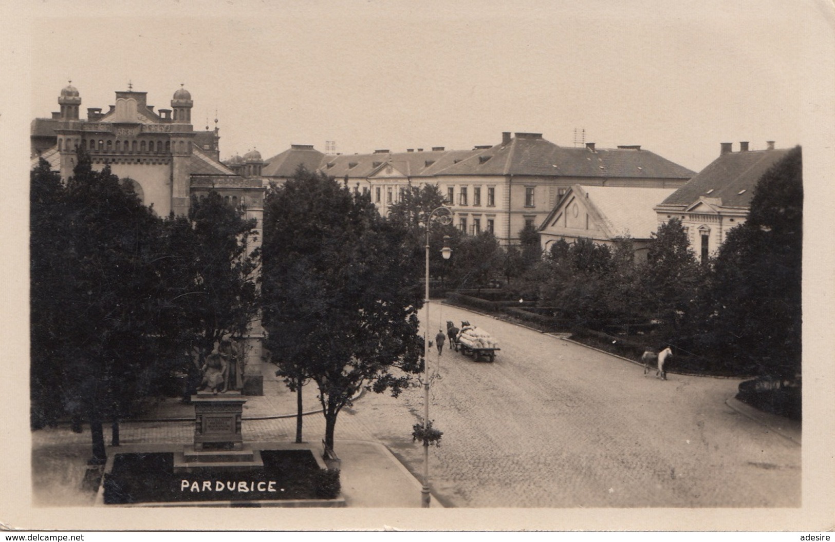 PARDUBICE Fotokarte Als Feldpost Gel.1939 - Czech Republic