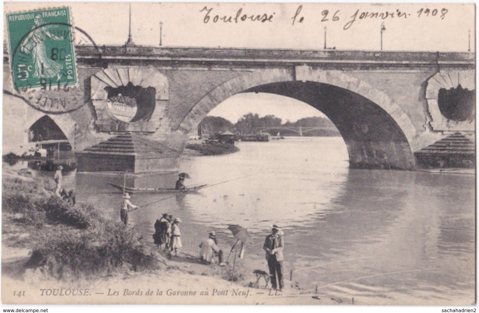 31. TOULOUSE. Les Bords De La Garonne Au Pont Neuf. 141 - Toulouse