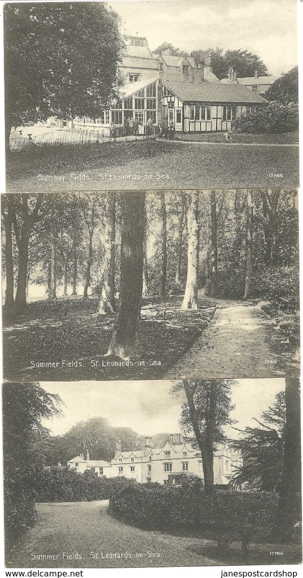 6 POSTCARDS SUMMER FIELDS SCHOOL - ST. LEONARDS - NR. HASTINGS - SUSSEX - Hastings