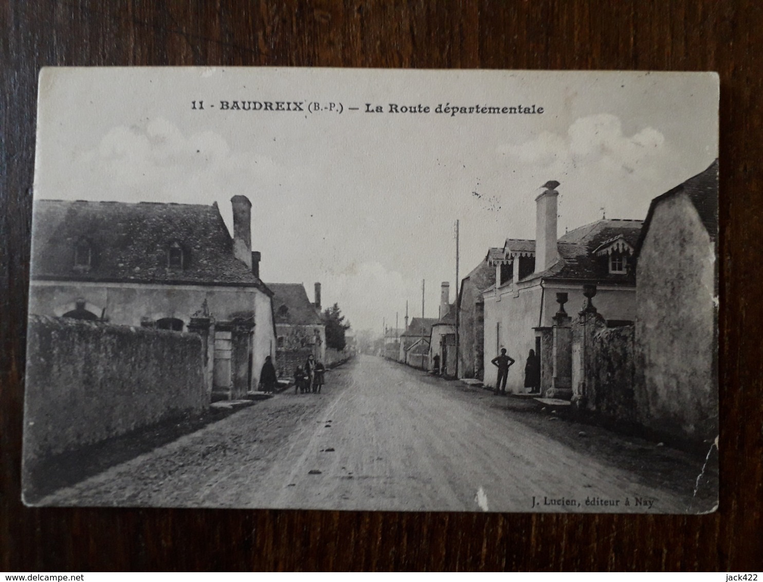 L23/35  BAUDREIX . La Route Départementale - Otros & Sin Clasificación