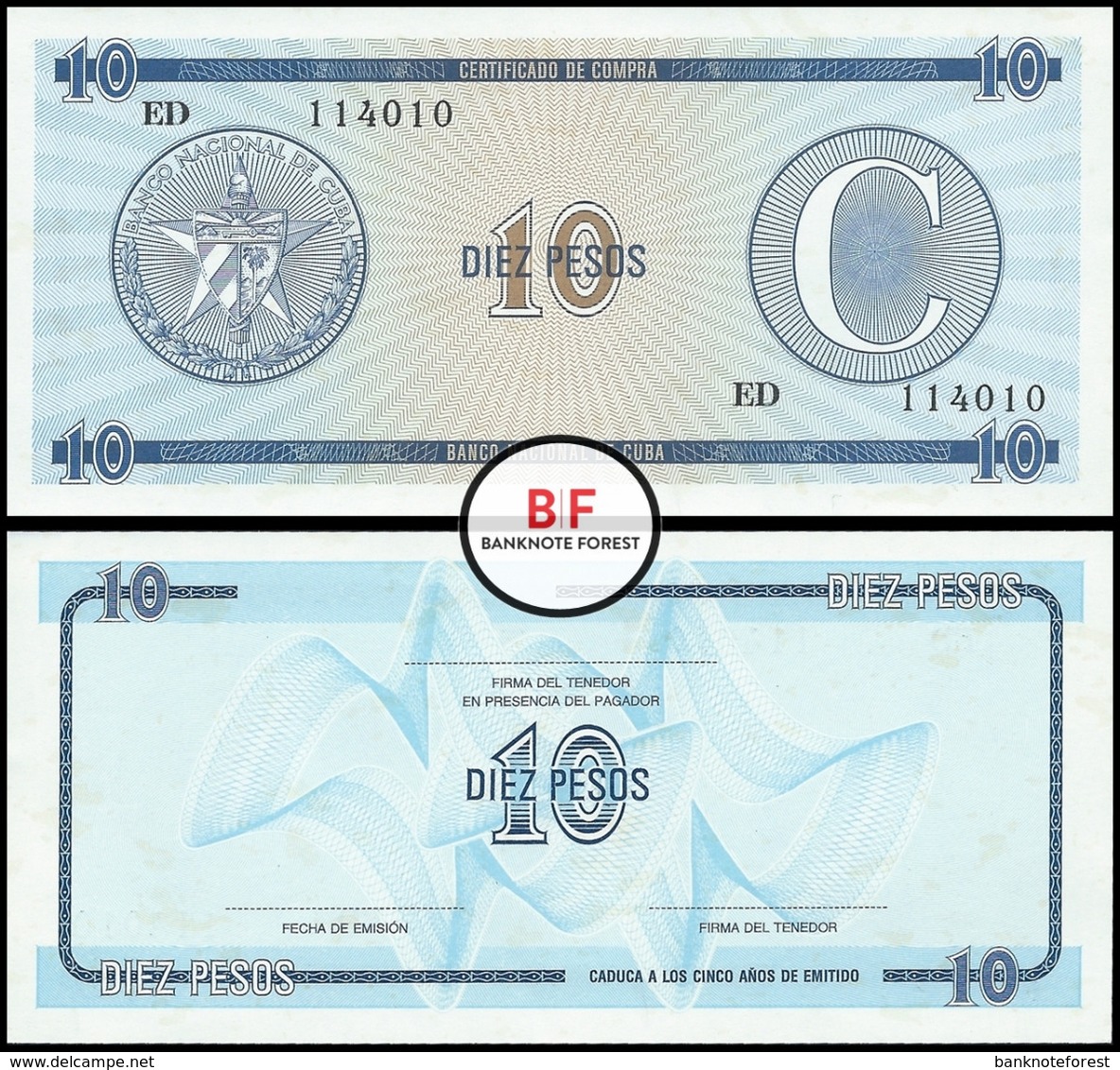 Cuba | 10 Pesos | 1985 | P.FX.22 | AUNC - Cuba