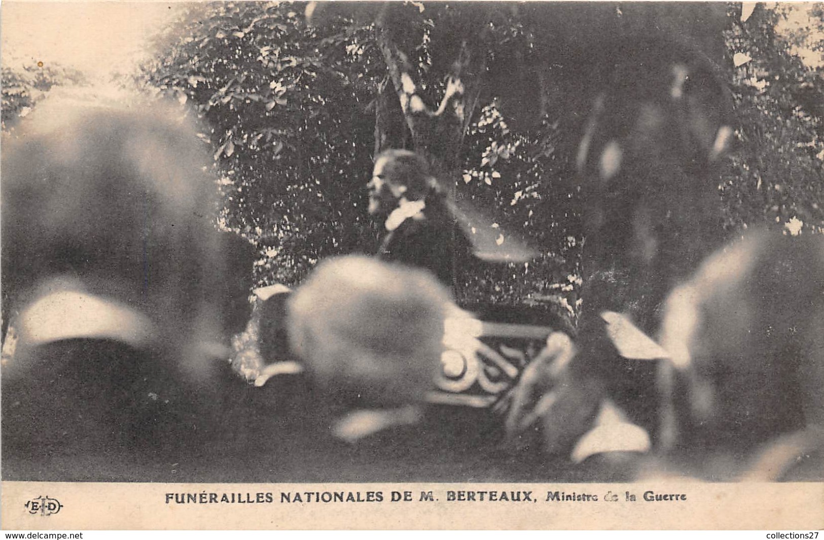 78-CHATOU-FUNERAILLES NATIONALE DE M. BERTEAUX MINISTRE DE LA GUERRE - Chatou
