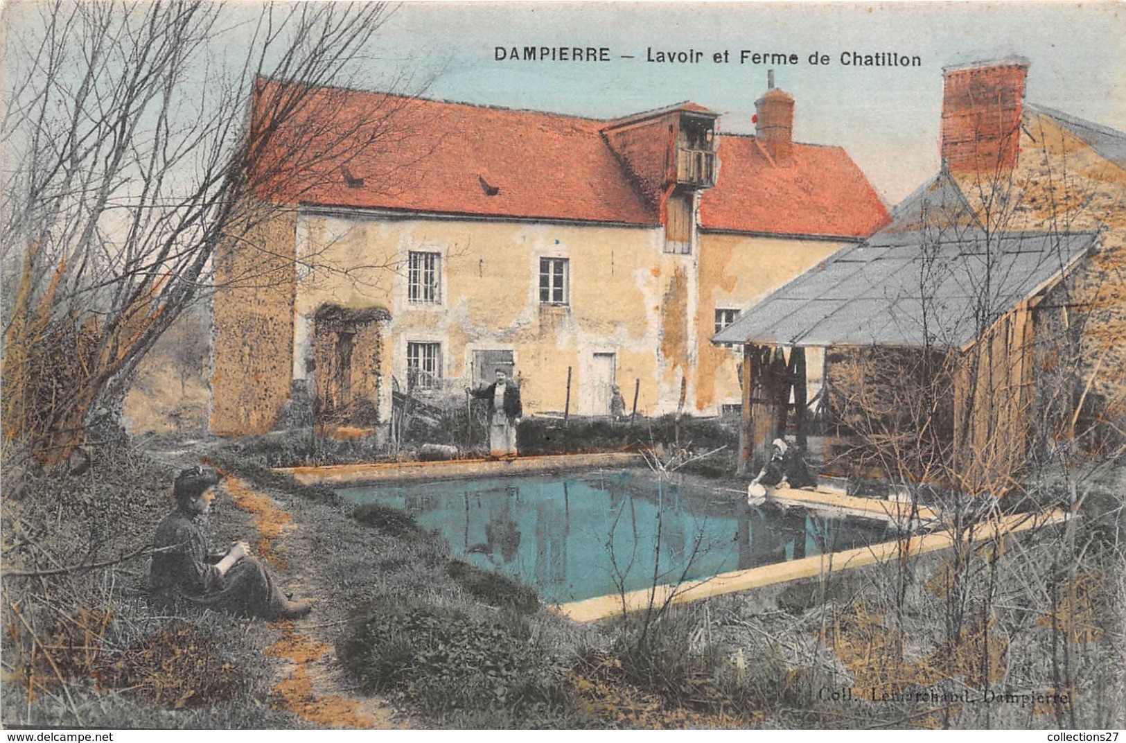 78-DAMPIERRE- LAVOIR ET FERME DE CHATILLON - Dampierre En Yvelines