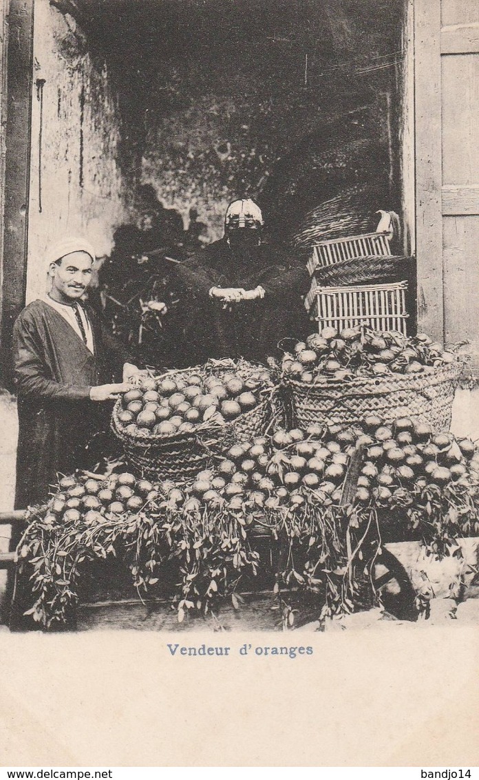 Egypte -  Vendeur D'oranges  - Scan Recto-verso - Autres & Non Classés