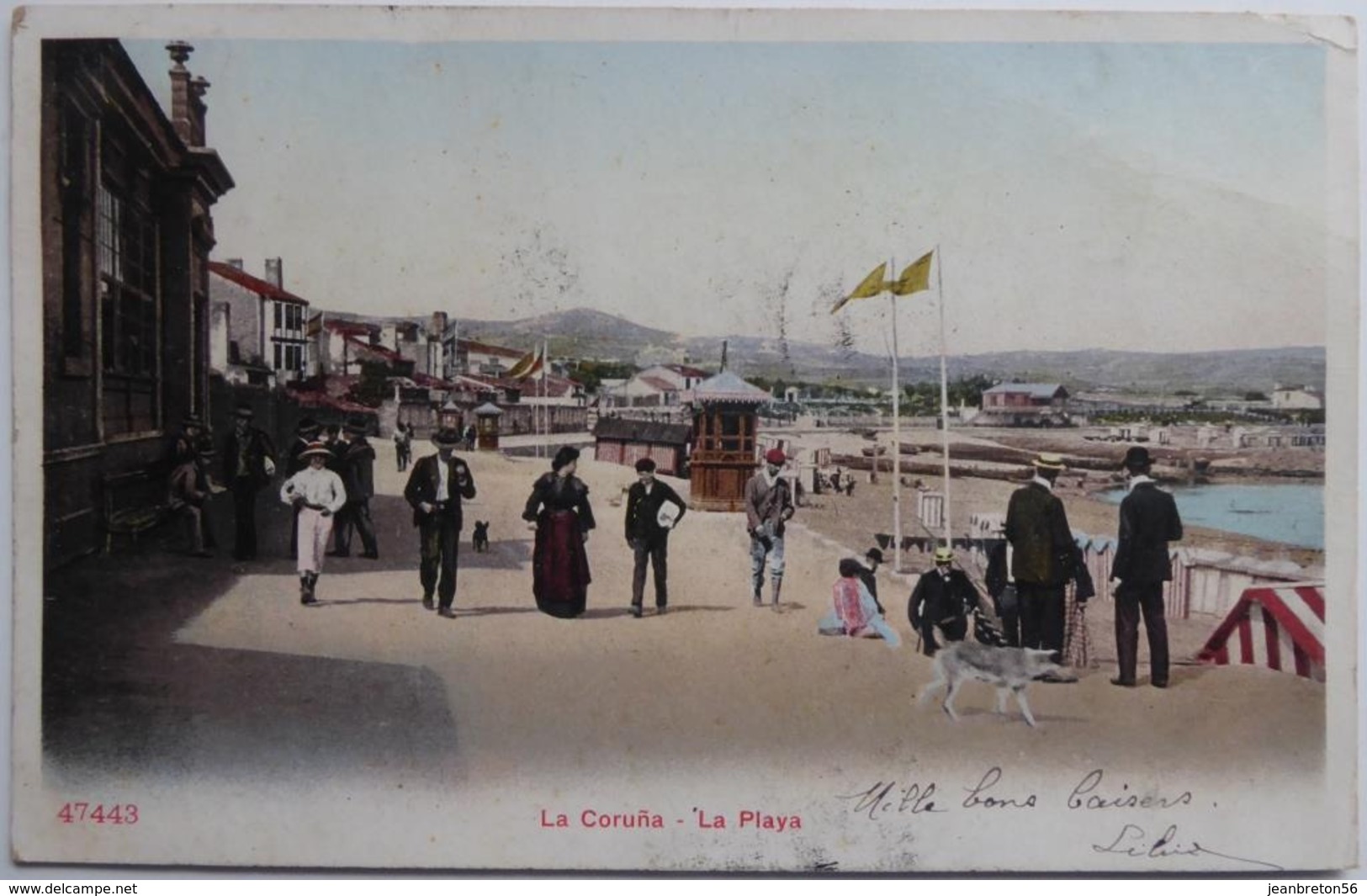 La Corunä - La Playa - CPA 1908 - La Coruña