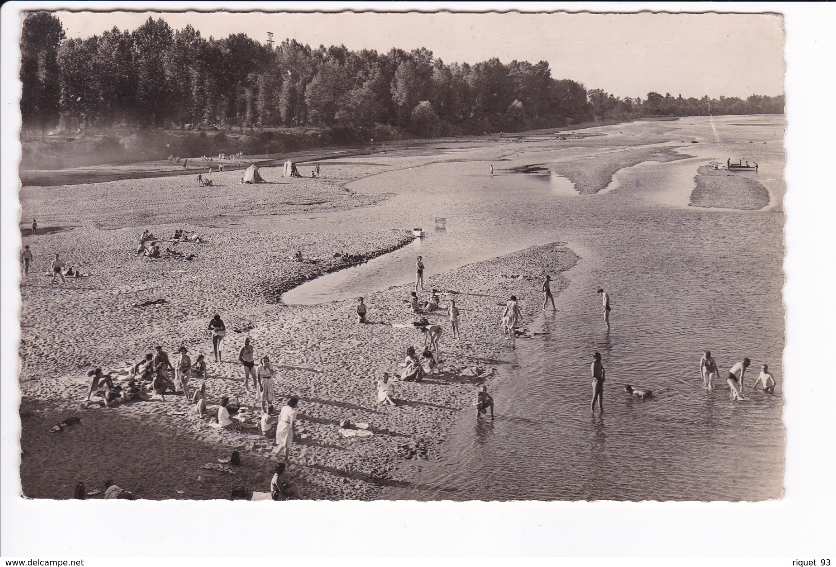 COSNE - Bords De La Loire. La Plage - Cosne Cours Sur Loire