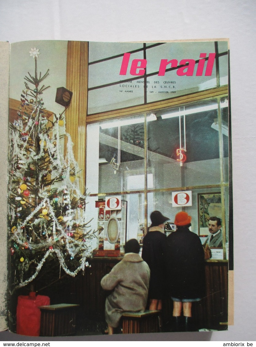 Revue 'Le Rail' SNCB - Lot De 24 Revues Années 1969 Et 1970 Complètes - Trains