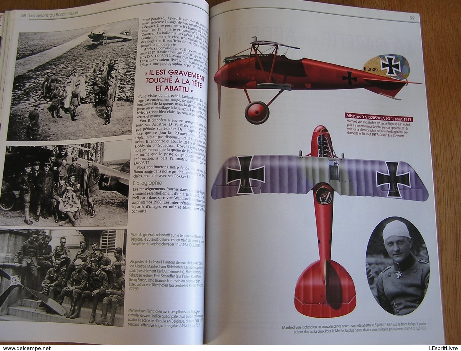 TRANCHEES N° 1 Guerre 14 18 Verdun Ypres Aviation Baron Rouge Von Richthofen Trouville Gazette des Ardennes Char A7V