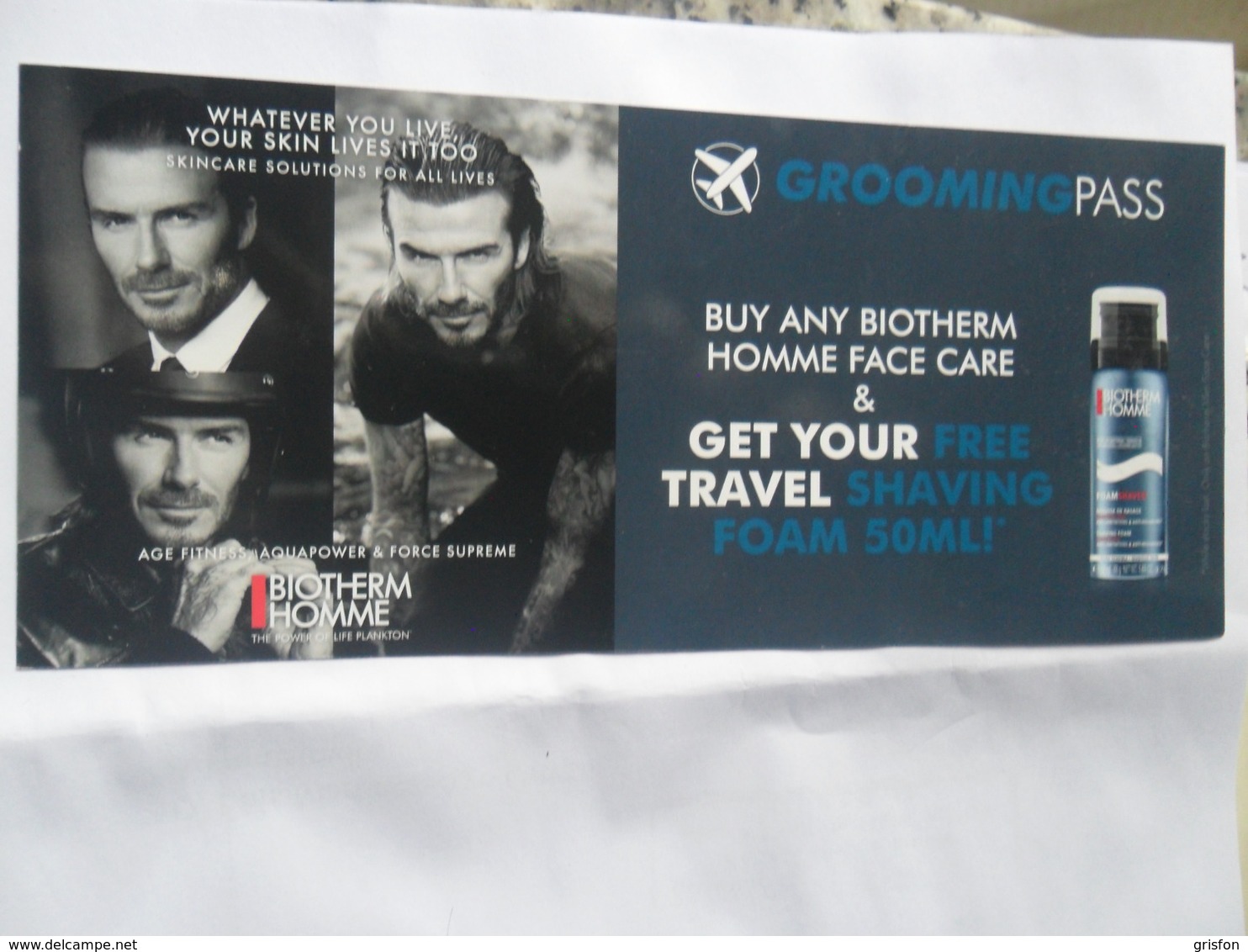 Biotherm David Beckham - Advertisings (gazettes)