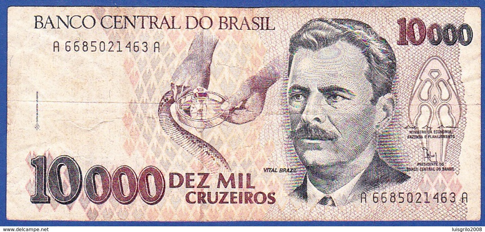 Brasil/ Brazil - 10000 Cruzeiros / Vital Brazil - Brasilien