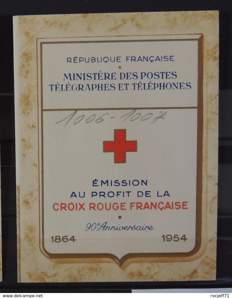 Carnet Croix Rouge De 1954 ** - MNH - Superbe - Cote : 180 Euros - Croix Rouge