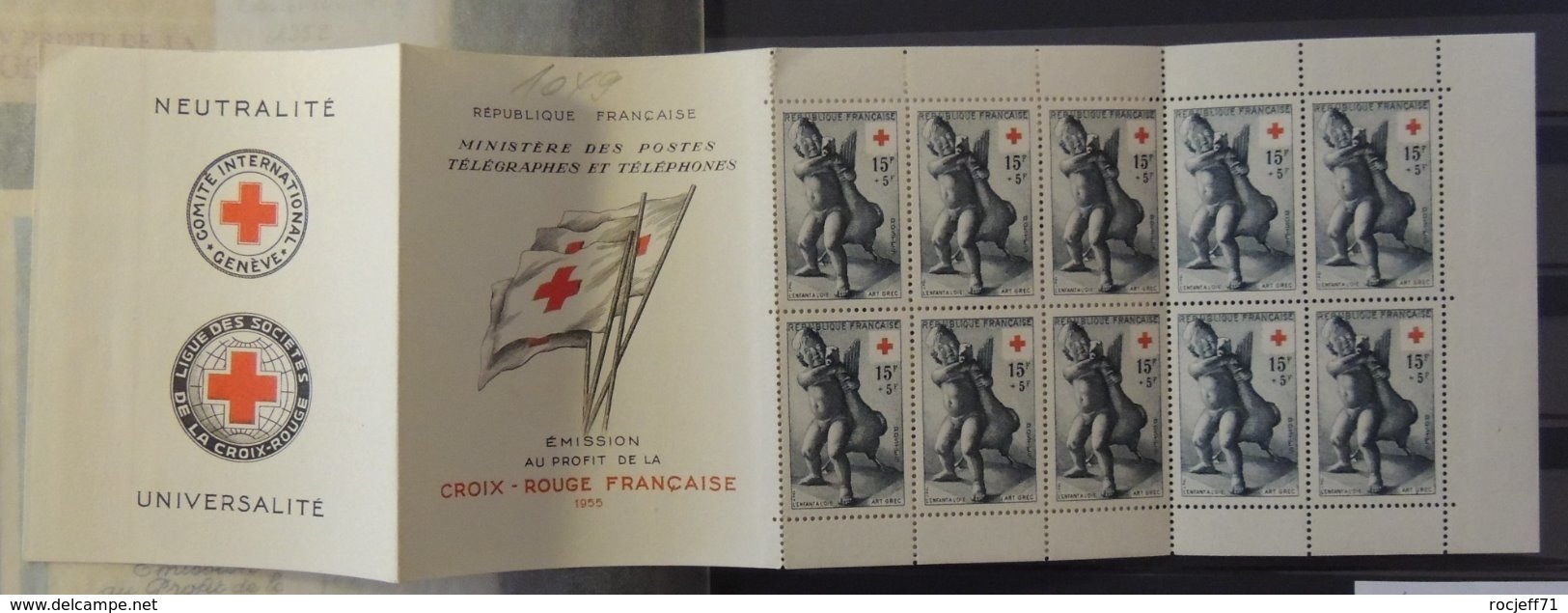 Carnet Croix Rouge De 1955 ** - MNH - Superbe - Cote : 450 Euros - Croix Rouge