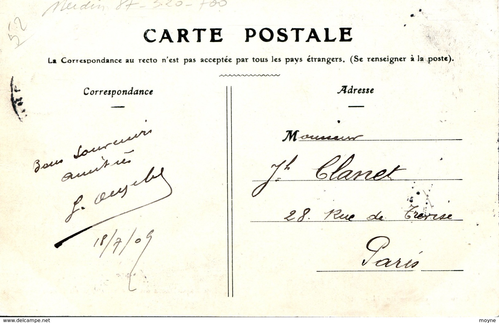 14148  Hte Marne  - LES EXPERIENCES DU TRAIN RENARD EN Hte MARNE -  Postée à CHAUMONT  Circulée En 1909 - Chaumont