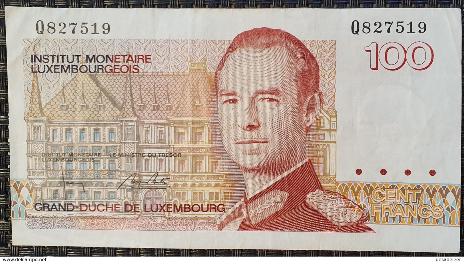 Luxembourg 100 Francs 1986 - Luxemburg