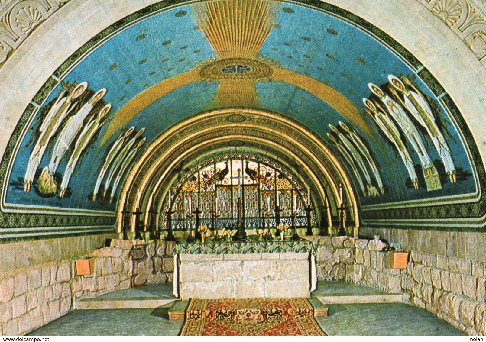 MOUNT TABOR-BASILICA OF TRANSFIGURATION- VIAGGIATA 1975 - Israele