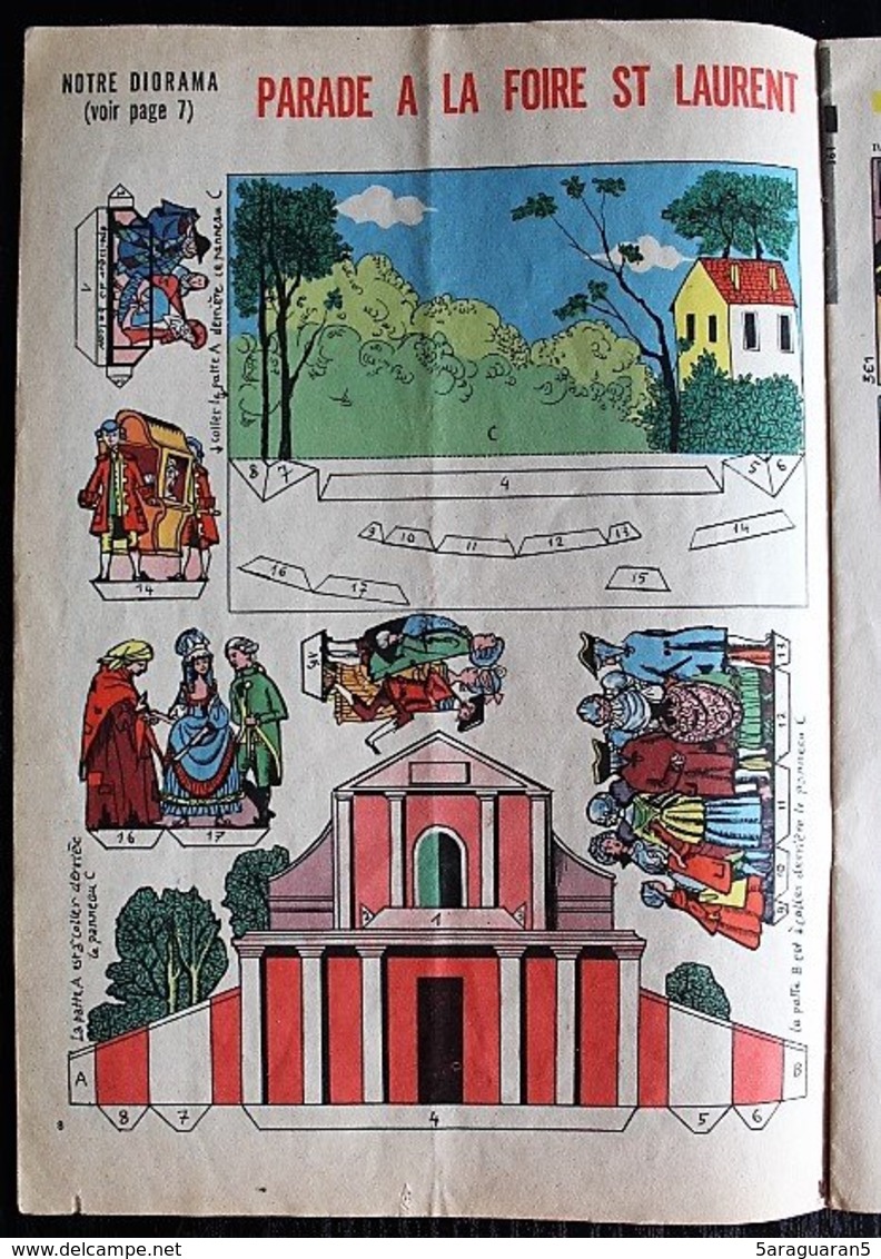 MAGAZINE FRANCS JEUX - 361 - Juin 1961 - Encart Central Les 24 Heures Du Mans + Diorama Parade à La Foire Saint Laurent - Autre Magazines