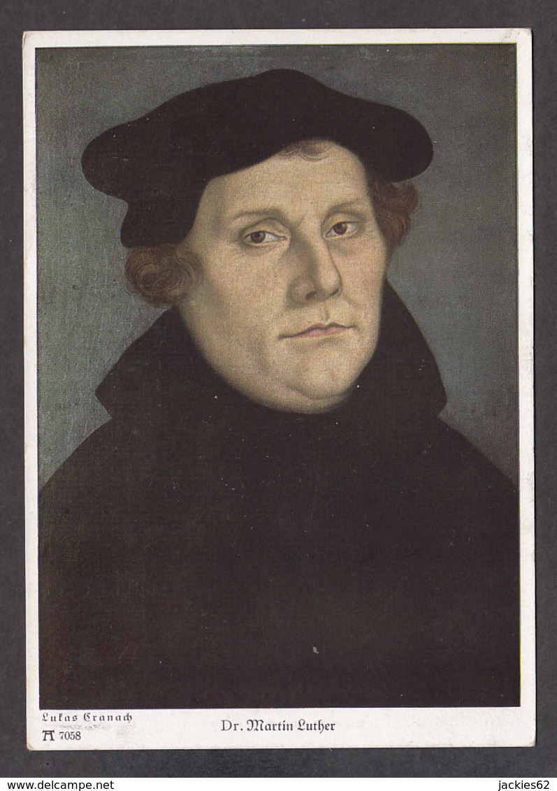 PC174/ Lucas CRANACH, *Portrait De Martin Luther* - Peintures & Tableaux