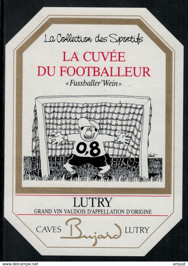 Etiquette De Vin // Lutry, La Cuvée Du Footballeur - Football