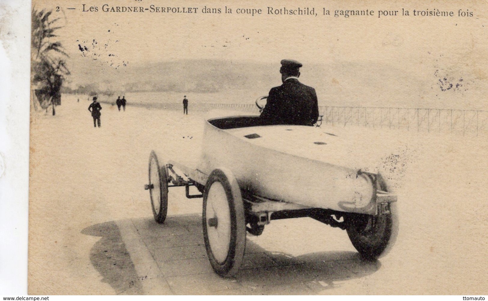 Les Gardner-Serpollet Dans La Coupe Rothschild, La Gagnant Pour La Troisieme Fois   -  CPA - Grand Prix / F1