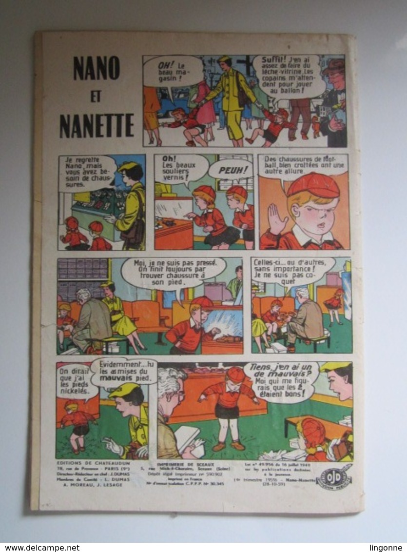 LE JOURNAL DE NANO ET NANETTE, Numéro 141 - Le Journal De Nano Et Nanette