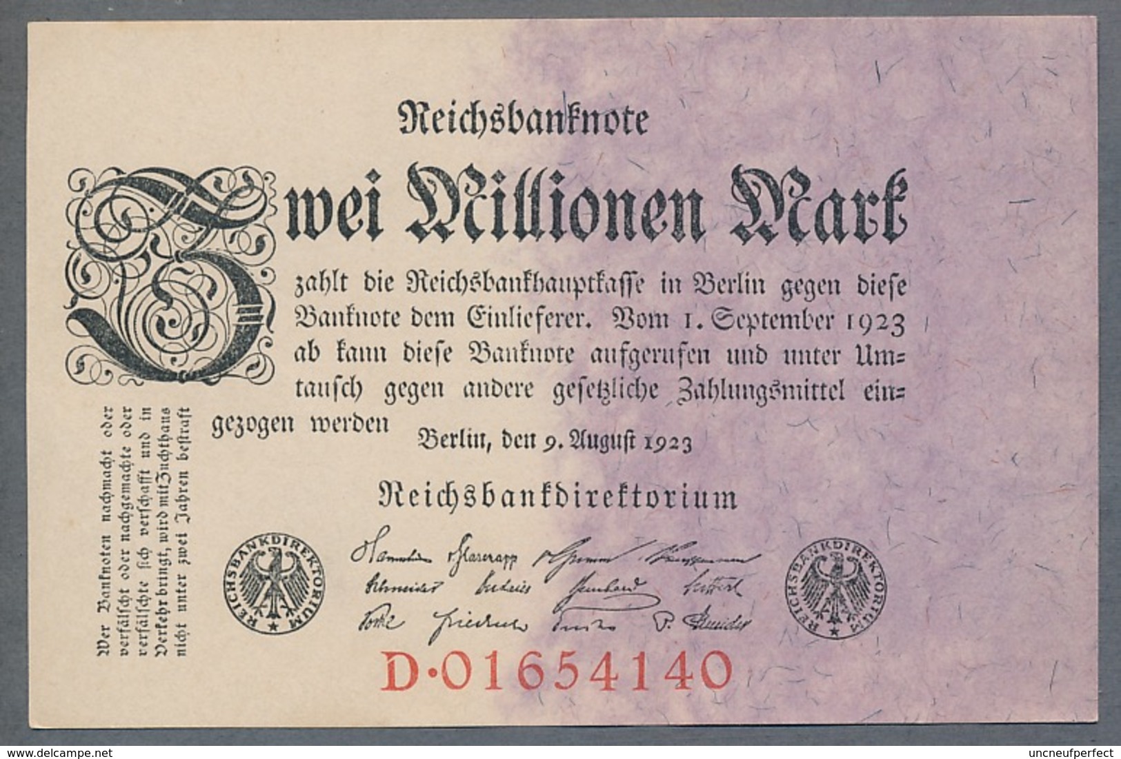 Pick103 Ro103a DEU-115a. 2 Million Mark 1923 NEUF - 2 Millionen Mark