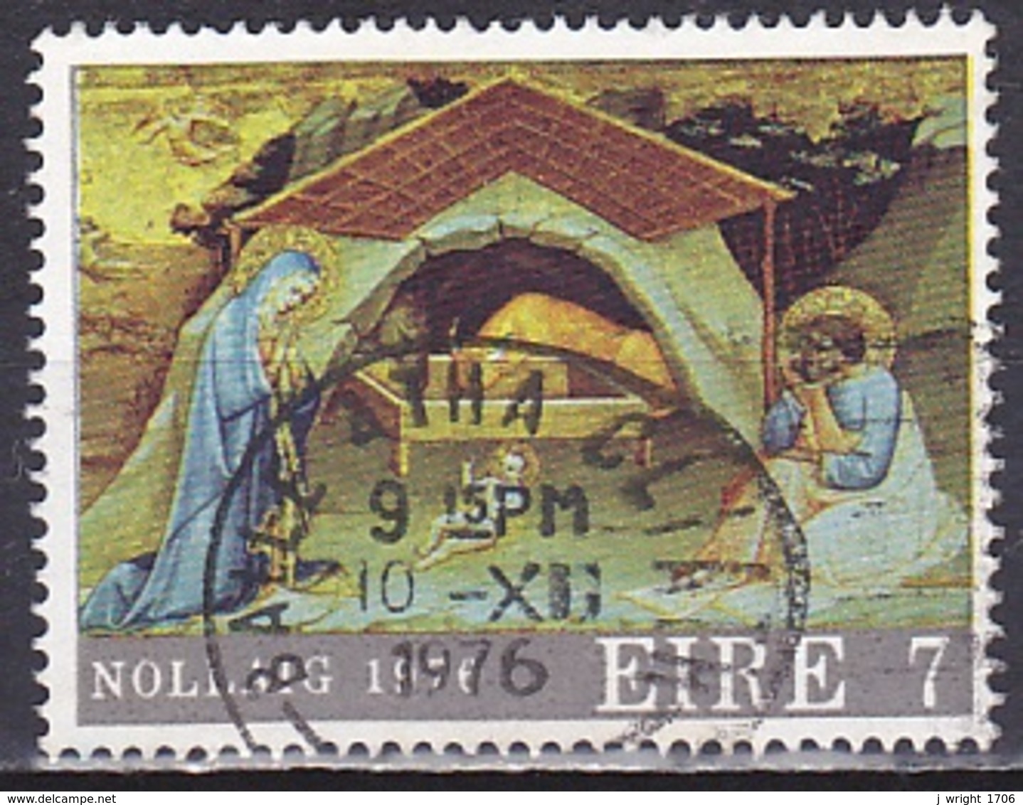 Ireland/1976 - Hib C232/SG 401 - 7 P - USED/'BAILE ÁTHA CLIATH' (Dublin) - Gebraucht