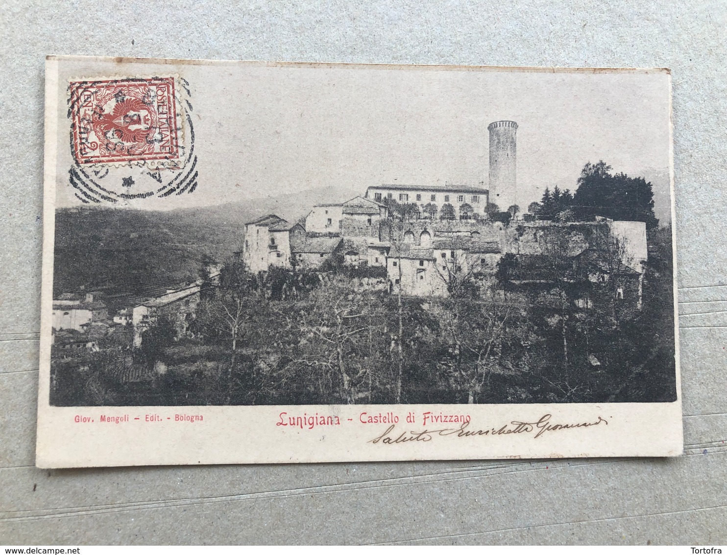 LUNIGIANA CASTELLO DI FIVIZZANO 1903 - Carrara