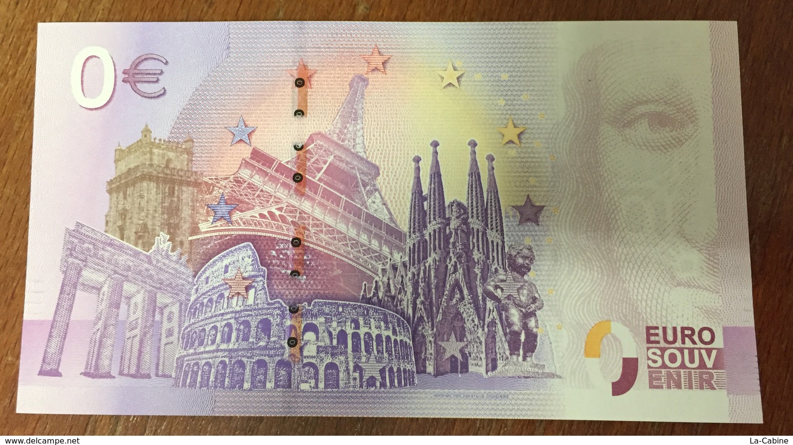 CHÂTEAU DE VAUX LE VICOMTE BILLET 0 ZERO EURO SOUVENIR 2019 BANKNOTE 0 ZERO EURO SCHEIN PAPER MONEY - Andere & Zonder Classificatie